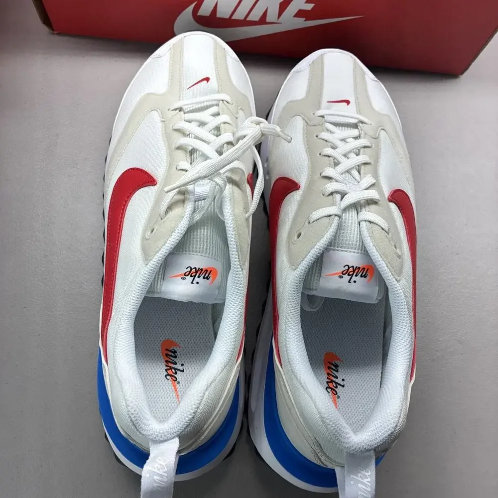Nike Air Max Dawn Men's White Blue Red Running Sneakers DM0013-100 Size 13 - Picture 5 of 7